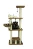 Armarkat 64"" Cat Wooden Step Classic Tower Tree Condo Scratcher Kitty House Chocolate