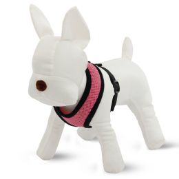 Pet Dog Harness Adjustable Strap Mesh Vest Breathable Dog Puppy Collar Leash