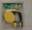 3 Meter Retracting Dog Leash In Plastic Case With Light And Disposable Waste Bags