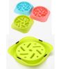 Slow Feed Dog Bowl Fun Feeder Non-Slip Pet Bowl [A]