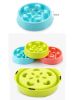 Slow Feed Dog Bowl Fun Feeder Non-Slip Pet Bowl [D]