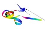 2 Pcs Funny Cat Stick Toy Teaser Wand Cat Interactive Toy #01