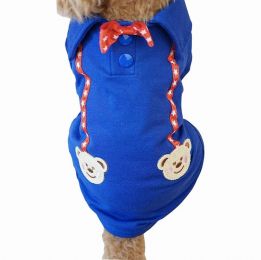 Pet Clothes Little Dogs Clothing Fashion Clothing British Style [Blue]