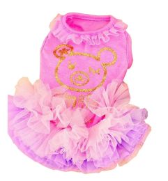 Pet Clothes Little Dogs Clothing Fashion Clothing Princess Dress [Pink]