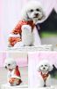Fashion Pet Dog Clothes Chinese Style Tang Suit Winter Dress Red