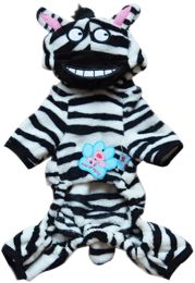 Fashion Pet Dog Warmth Clothes Clothes Winter Dress Zebra Pet Clothes