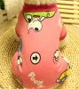 Warmth Pet Dog Clothes Winter Dress Fleece Garment Of Four Feet Rose Red