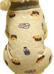 Warmth Pet Dog Clothes Winter Dress Fleece Garment Of Four Feet Gray