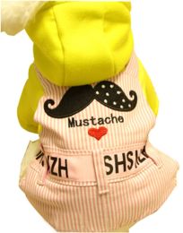 Warmth Pet Dog Clothes Winter Dress Fashion Pet Dog Clothing Yellow