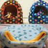 Soft Pet Bed Pet House Puppy Dog Cat House Cushion Mat Best Puppy Supplies, C