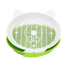 Pet Supplies & Indoor Training Pet Potty  Cat Training Potty(14""*12.5""*3""),GREEN