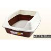 Pet Supplies & Indoor Training Pet Potty Cat litter Basin(19""*15""*7""),COFFE