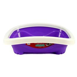 Pet Supplies & Indoor Training Pet Potty Cat litter Basin(16""*13""*4.3""),Violet