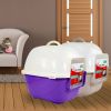 High-quality  Indoor Training Pet Potty Cat litter Basin(19.5""*16""*16.5""),Violet