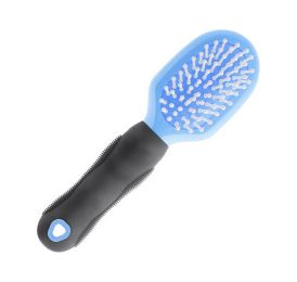 Antiskid Handle Cat Massage Brush Soft Comb Dog Brush Cat Brush Sky BLUE