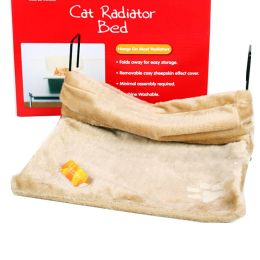 High Grade Solid Soft Dog Cat Pet Bed,Cat Hammock,BEIGE,(18""*12""*10"")