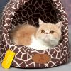 [Gravel Grain]Soft Dog Cat Pet House,Cat Mongolian Yurts(40*35*35CM)