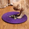 [Lovely Cat] Pet Toy- Cat Scratching Pad/Board,Cat Mat,Violet (38.5*35.5cm)