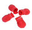 Fashional Breathable Mesh Dog Boot Pet Casual Shoes, Red