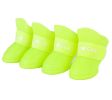 Fashional Water-proof Dog Rain Boot Pet Casual Shoes, Lemon Yellow, L