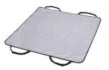 Striped Bench Seat Dog Car Seat Cover Light Gray- One Size Fit Most: 51""Wx53""H