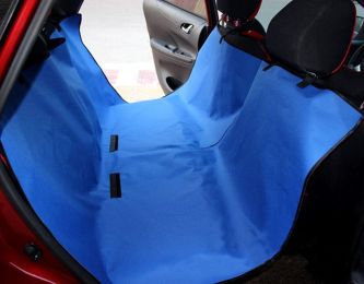 Waterproof Solid Color Bench Seat Dog Car Seat Cover- Fit Most: 58""Wx55""L
