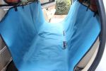 Waterproof Solid Color Bench Seat Dog Car Seat Cover Blue- Fit Most: 57""Wx57""L