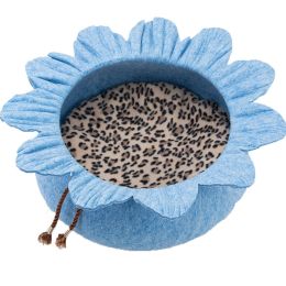 Small Medium Cat Sunflower Bed Pet Condo House Sleeping Bed for Cats and Pet #1