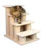 Armarkart 25-Inch Wooden Four Step Cat Tower Tree Condo Scratcher Kitten House in Sky blue