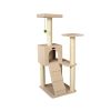 Armarkart 53-Inch Wooden Four Step Cat Tower Tree Condo Scratcher Kitten House- Ivory