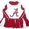 Pets First Sports Team Logo Alabama Cheerleader Dog Dress