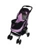 Happy Trails No-Zip Stroller, Pink Diamond