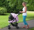 Happy Trails No-Zip Stroller, Pink Diamond