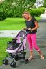 Happy Trails No-Zip Stroller, Pink Diamond