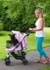 Happy Trails No-Zip Stroller, Pink Diamond