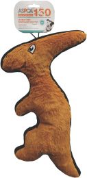 ASPCA Ultra Tuff Dinosaur Dog Toy-Parasaurolophus-Orange