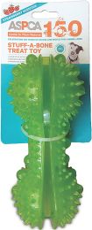 ASPCA Stuff-A-Bone Treat Dog Toy-Green