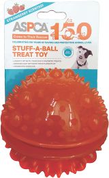 ASPCA Stuff-A-Ball Treat Dog Toy-Orange