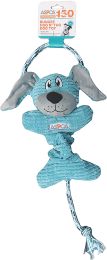 ASPCA Bungee Hug N' Tug Dog Toy-Blue