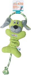 ASPCA Bungee Hug N' Tug Dog Toy-Green