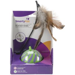 SmartyKat FeatherWhirl Electronic Motion Ball Toy-