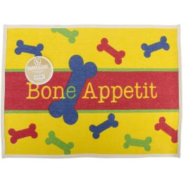 Fashion Forward Cotton Mat 19""X25.5""-Bone Appetit