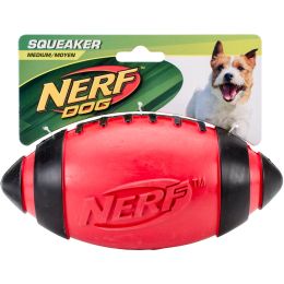 Nerf Classic Squeak Football 7""-Red