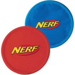 Nerf Nylon Flyer 10"" 2/Pkg-Blue & Red