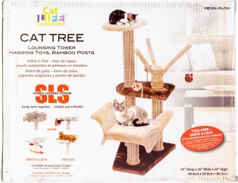 Cat-Life Cat Scratcher With Stable Locking System-Brown