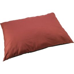 Sleep Zone 36"" Water Resistant Pillow Dog Bed-Maroon