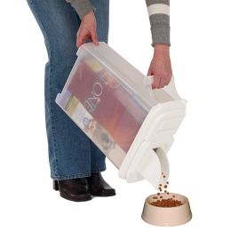 Buddeez 16qt ""Bag-In"" Pet Food Dispenser -Holds Up To 12lbs-