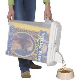 Buddeez 32qt ""Bag-In"" Pet Food Dispenser-Holds Up To 22lbs