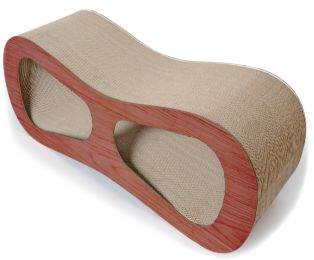 Pet Life Cat-Eyed Ultra Premium Contoured Lounger Designer Cat Scratcher